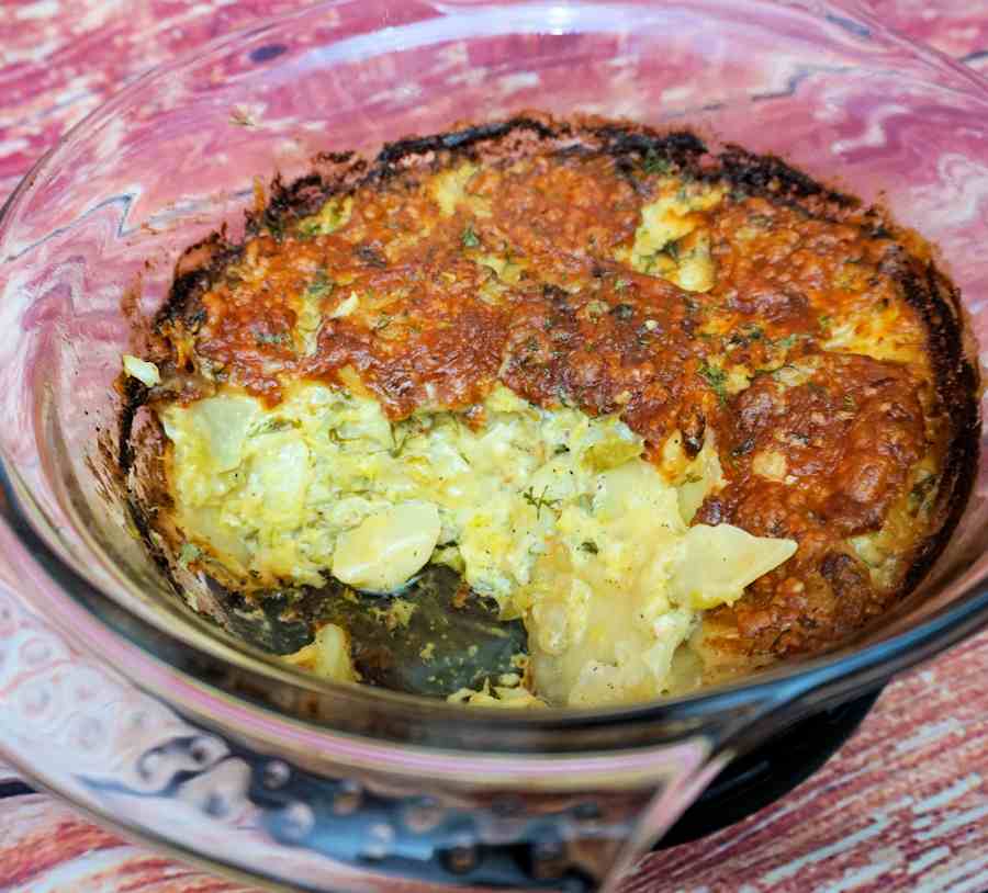 Potato And Cabbage Gratin Recipe Cuisine Fiend